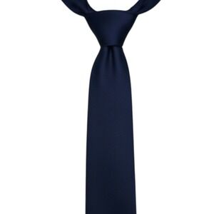 Christian Dior Blue Polyester Silk Tie Made in the USA 3"‎